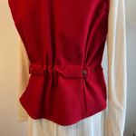 Schaefer Steamboat Springs Colorado USA Red Wool Zip Up Riding Adjustable M Size M Photo 5