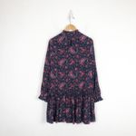 Rebecca Taylor La Vie  Long Sleeve Madeline Mini Dress Large Paisley Boho Photo 12