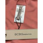 BCBGeneration  Bikini Bottom Reversible Peach Black Panther Bathing Suit Sz L NWT Photo 5