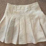 SheIn Pleated White Skirt Photo 0
