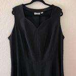 Avenue Dress Black Sweetheart Neck Sleeveless Dress LBD Sz 20 EUC Swing Skirt Photo 1