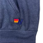 Aviator Nation NEW Charcoal Logo Pullover Relaxed Hoodie Sweatshirt Size XS Photo 5