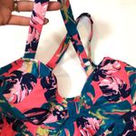 Raisin's  floral Criss-Cross Tankini Swim Top 18w Photo 5