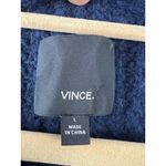 Vince  Wool and Cashmere Chunky Knit Top in Blue Large Photo 4