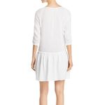 Three Dots Drop-waist Gauze Peasant Dress Midi Photo 1