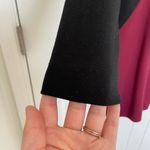 Banana Republic women’s maroon black bodycon long sleeve dress fitted 6 petite Photo 2