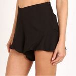 Free People Black Fiona Flutter Short Zip Up Side Size 4 Photo 0