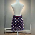Anthropologie Navy Maeve Mayfair Beaded and Embroidered Skirt Size 4 EUC Photo 1