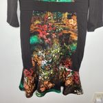 Teri Jon by Rickie Freeman scuba flutter floral midi dress size 10 Photo 6