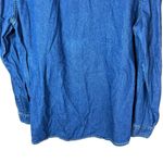 Brooks Vintage Bobbie  Christmas Gingerbread theme jean button down Photo 8