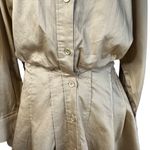 Karina Grimaldi Ranie Mini Dress in Doe Medium New Womens Aline Shirtdress Photo 7