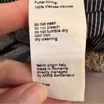 Akris Punto  Blue Striped Ankle Straight Leg Trouser Dress Pants Womens 8 Preppy Photo 2