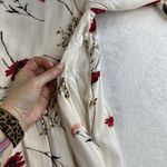 Old Navy L Large Printed Waisted Swing Dress Long Sleeve Woven Cottagecore Boho Photo 9