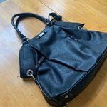 Nine West Nine West Satchel Black Leather Purse Bag Pockets Lined Zip Handbag, Medium Photo 1