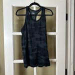 Athleta Camo Camouflage Black Grey Racerback Tank Top Size Large Photo 1