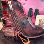 FREEBIRD by Steven Crue NWT wine multi booties- not included in promotions Photo 7