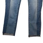 Gap 1969  Authentic Best Girlfriend Jeans‎ Size 25 Mid Rise Two Tone Color Block Photo 1