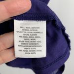 Maeve Anthropologie  Size Sm Top Navy Paisley Short Sleeve Crew Neck Tee Women’s Photo 3