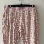 Little Sleepies Pastel Rainbows Women’s Pajama Pants in Baby Pink Size Large Photo 9