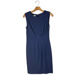Kay Unger Dress Women 2 Navy Blue Sleeveless Sheath Career Cocktail Party Luxury Photo 1