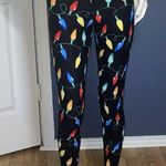 Maze Women's Holiday Lights Printed Leggings Size 4 Christmas Novelty Elastic Photo 9