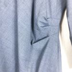 Theory  Side Fold Continuous 2 Long Sleeve Wool Sheath Dress Size 12 Ocean Photo 10