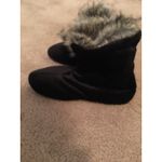 MISMATCH Starry Night Women's Velour Faux Fur Lined Boots/House Shoes Size 5 Photo 3