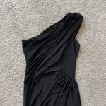 Soprano Nordstrom  Black One Shoulder Ruched Bodycon Dress (S) Photo 2