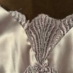 Montage By Mon Cheri Elegant Pewter Frost Gown W/Jacket Set Color Sz. 12 Purple Photo 15