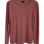 Well Worn Brand Dusty Rose Long Sleeve Top Sz M Photo 0