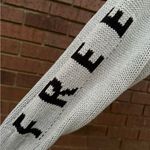 Elan  Boye Sweater Grey Free Love Sleeves Womens Size Medium New $95 Tags Photo 1