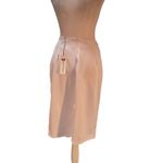 Kate Kasin NWT White Knee Length Knotted Side Wrap Skirt Size XL Photo 3