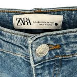 ZARA NEW/NWT The Skinny Split Ankle High Waist Medium Wash Jeans Size 14 Photo 5