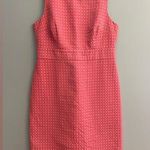 Ann Taylor Elegant Pink & Tan Easter Spring Summer Preppy Sleeveless Dress Photo 0
