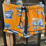 Katie Kime houston toile print pajamas shorts texas lounge pjs bottoms astros Blue Size XS Photo 5