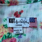 Moon Collection KUT from the Kloth Chiffon Floral Blouse Long Sleeve Button Front Top Medium‎ Photo 4