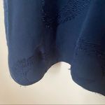 Nevenka Dress Navy Blue Embroidered Shift Crescent Moon Size 8 Photo 10