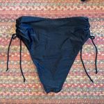 LA Hearts BLACK HIGH WAISTED HIGH CUT LEG BIKINI BOTTOMS Photo 4