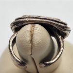 Chico's Vintage  Etruscan Style Silver & Gold Adjustable Ring Photo 3