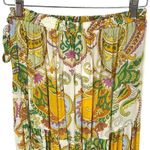 Haute Hippie Womens Floral Paisley Hi-Low Boho Wrap Maxi Skirt Multi Small NWT Photo 4