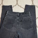 Madewell  Classic straight Jean washed black high rise jeans Photo 5