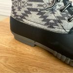 Simply Southern  Gray And Black Aztec Print Duck‎ Boot Size 7 Photo 6