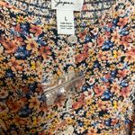 Japna  Blue and Pink Puff Sleeve Crop Blouse Photo 5