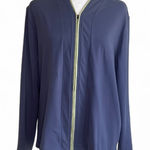 L.L. Bean Women’s Lavender Zip Jacket Size XL Stretch Nylon‎ Blend Full Zip Purple Photo 0