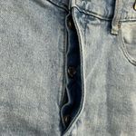 Old Navy Sky Hi Extra High Rise Distressed Loose Button Fly Jean Shorts Size 16 Photo 3