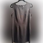 Dawn Joy Fashions Blazer/Shell dress with toggle clasp, back slit, & detailing Gray Size 14 Photo 2