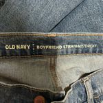 Old Navy Jeans Womens 14 Blue Boyfriend Straight Stretch Denim Bottoms Photo 5