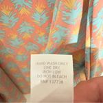 Haute society  Leaf Pattern Aztec Kimono cardigan orange blue size medium Photo 4