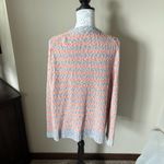J.Crew  Tweed Striped Cardigan Womens Floral Buttons Xlarge Photo 2