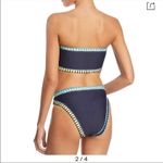 PilyQ NEW.  NAVY PLATINUM BIKINI. M-top/S-bottom. Retails. $179. Photo 6